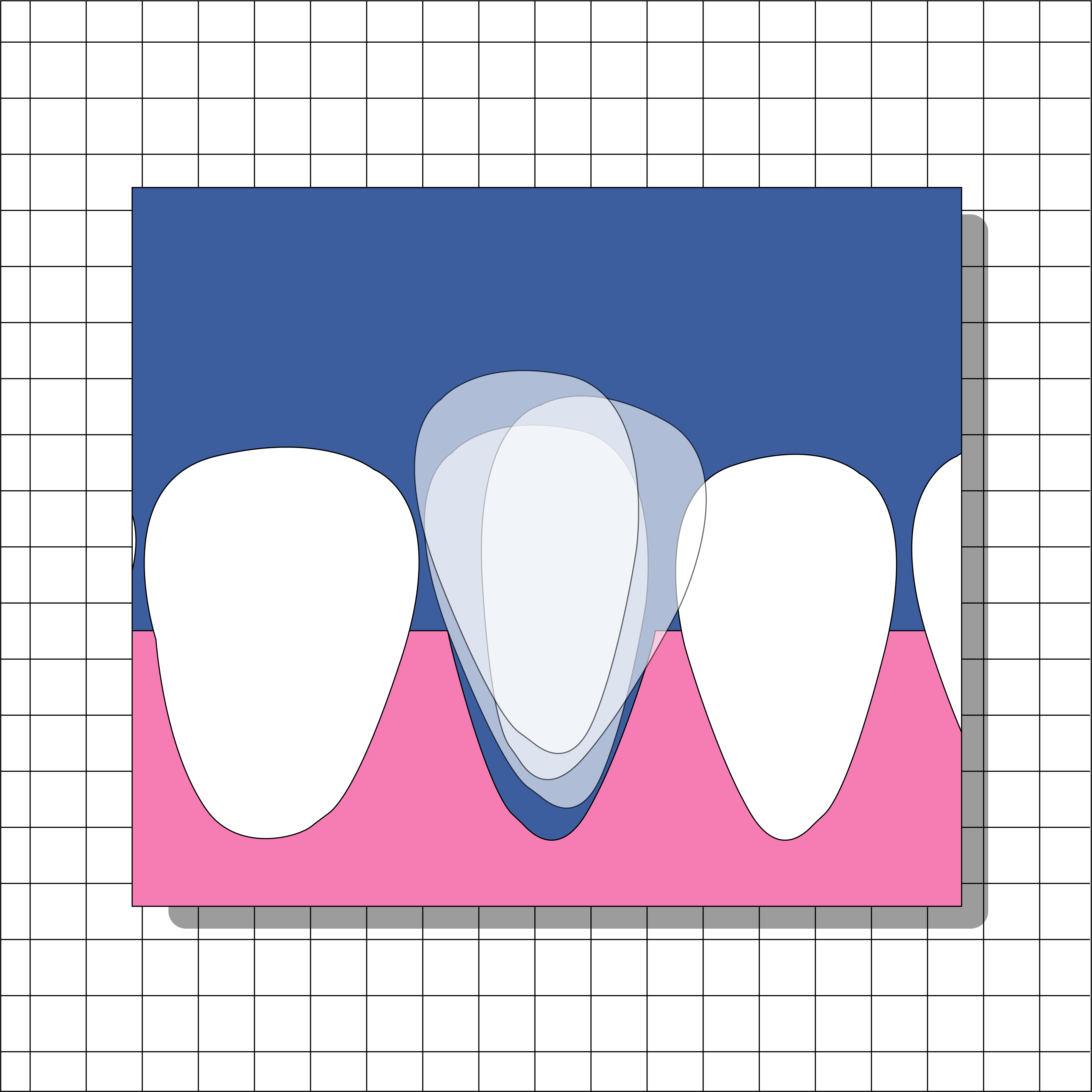 Ilustración diente en movimiento